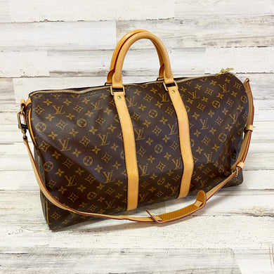 Louis Vuitton Keepall 50 Bandouliere monogram bag with strap