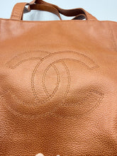Load image into Gallery viewer, Chanel Brown Caviar Leather shoulder bag