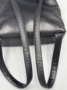 Chanel All leather Too handle Backpack