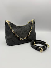 Load image into Gallery viewer, Louis Vuitton Boulogne Black monogram empreinte with chain and crossbody strap