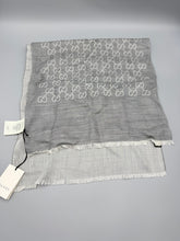 Load image into Gallery viewer, Gucci Grey GG shawl scarf - NWT