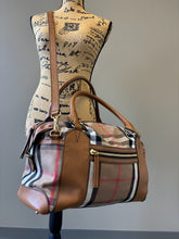 Load image into Gallery viewer, Burberry Nova Check Diaper / Carry on bag