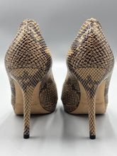 Load image into Gallery viewer, Jimmy Choo snakeskin open toe pumps - 37.5
