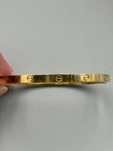 Load image into Gallery viewer, Cartier 18k yellow gold Small Love Bracelet - size 15