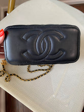 Load image into Gallery viewer, Chanel Black Lambskin Vanity case crossbody