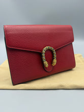 Load image into Gallery viewer, Gucci Red Dionysus Wallet on Chain shoulder bag