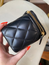 Load image into Gallery viewer, Chanel Black Lambskin Vanity case crossbody