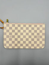 Load image into Gallery viewer, Bundle - Louis Vuitton Clemence wallet azur and LV Neverfull azur Pochette
