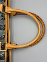 Load image into Gallery viewer, Louis Vuitton cabas denim striped tote with strap
