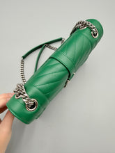 Load image into Gallery viewer, YSL Medium Emerald Green Cassandre flap on chain