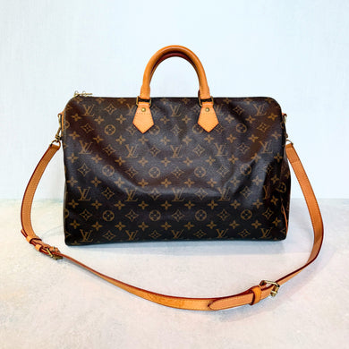 Louis Vuitton Speedy 40 Bandouliere monogram with strap