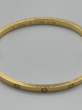 Load image into Gallery viewer, Cartier 18k yellow gold Small Love Bracelet - size 15