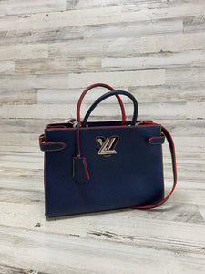 Louis Vuitton Twist Blue Epi tote with strap