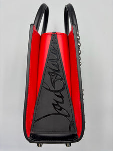 Christian Louboutin Mini Paloma Suede Embellished tote with strap
