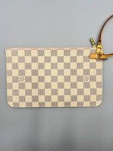 Load image into Gallery viewer, Bundle - Louis Vuitton Clemence wallet azur and LV Neverfull azur Pochette