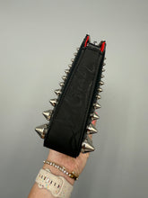 Load image into Gallery viewer, Christian Black loubila studded clutch
