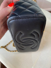 Load image into Gallery viewer, Chanel Black Lambskin Vanity case crossbody