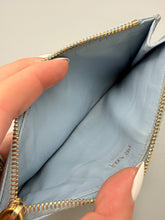 Load image into Gallery viewer, Prada Blue Card wallet with zip