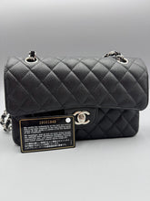 Load image into Gallery viewer, Chanel Black Double Flap Small Quilted Caviar bag