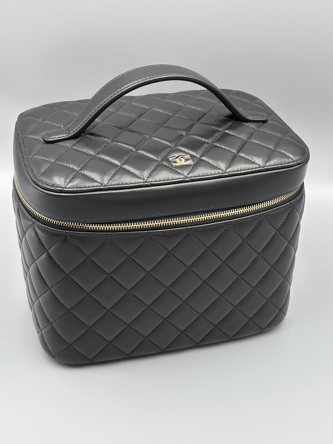 Chanel Caviar Quilted Large Vanity Pouch Black