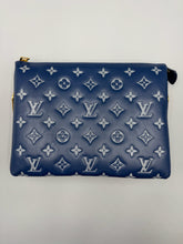 Load image into Gallery viewer, Louis Vuitton Coussin PM blue denim monogram with straps