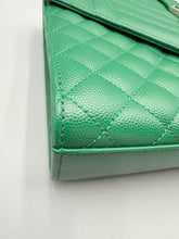 Load image into Gallery viewer, YSL Medium Emerald Green Cassandre flap on chain