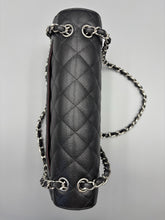 Load image into Gallery viewer, Chanel Double Flap Jumbo caviar with silver hardware