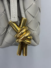 Load image into Gallery viewer, Bottega Veneta Mini Loop Knot pale green /grey crossbody