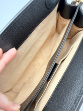 Load image into Gallery viewer, Gucci Medium Black Ophidia Clutch on chain