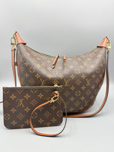 Load image into Gallery viewer, Louis Vuitton Looping Hobo Bag Reverse monogram with strap and pouch
