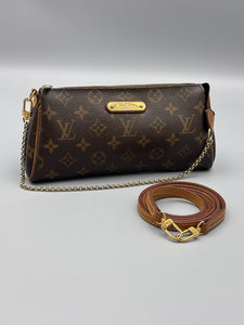 Louis Vuitton Eva Crossbody monogram with chain and strap