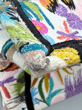 Load image into Gallery viewer, Christian Dior Canvas Embroidered Large KJouy Fantastica Book Tote Multicolor