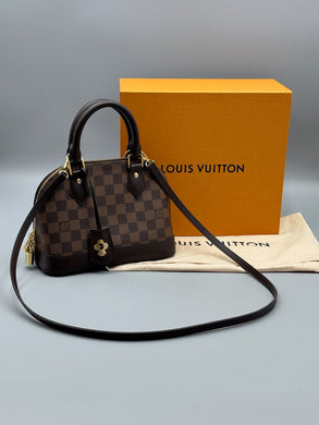 Louis Vuitton Alma BB ebene with strap