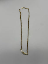 Load image into Gallery viewer, Dior Crystal CD logo gold chain necklace - 17"