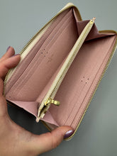 Load image into Gallery viewer, Bundle - Louis Vuitton Clemence wallet azur and LV Neverfull azur Pochette