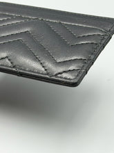 Load image into Gallery viewer, Gucci Black Marmont Half Moon crossbody on chain plus wallet