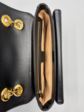Load image into Gallery viewer, Gucci Azalea Calfskin Small Marina Chain Shoulder Bag Black