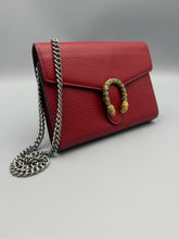 Load image into Gallery viewer, Gucci Red Dionysus Wallet on Chain shoulder bag
