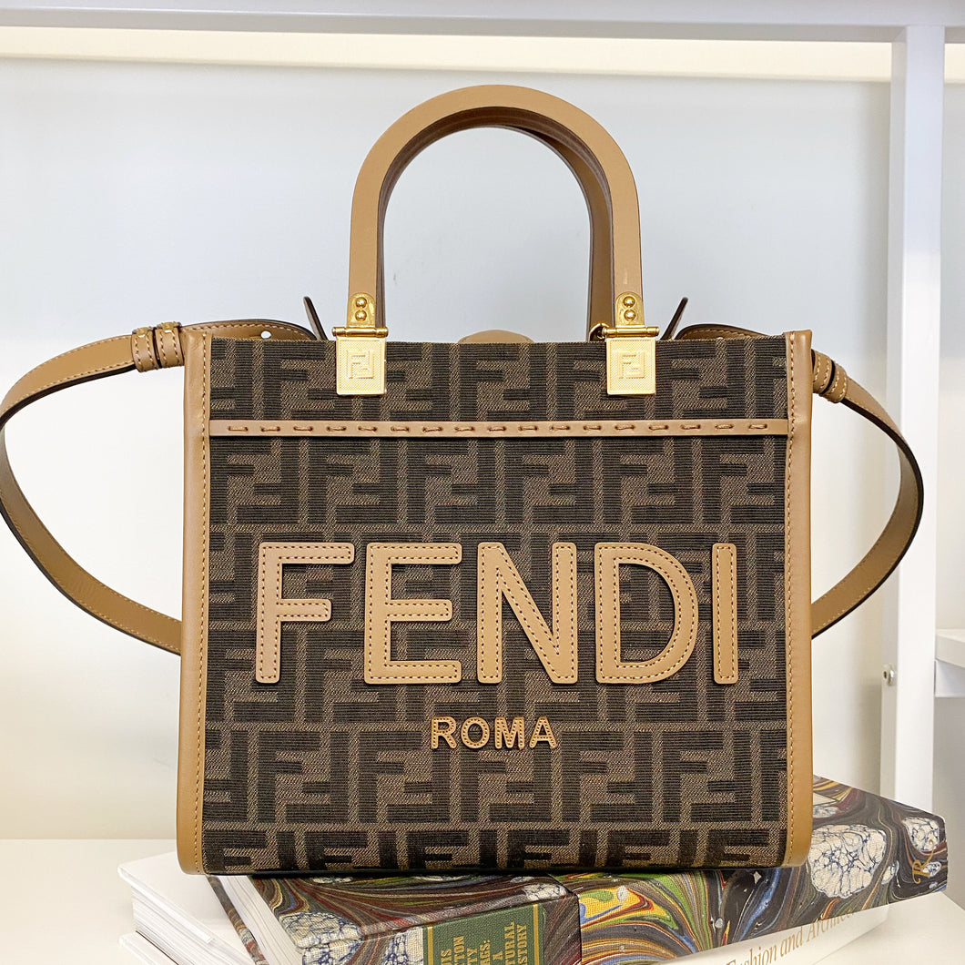 Fendi Sunshine Small FF tote with strap