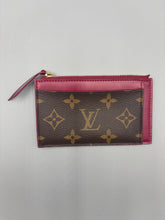 Load image into Gallery viewer, Louis Vuitton discontinued card wallet with pink