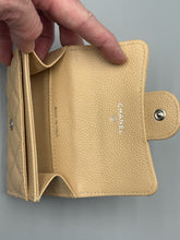 Load image into Gallery viewer, Chanel Caviar Beige flap card wallet