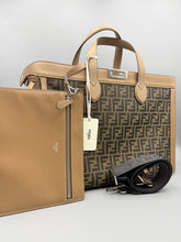 Load image into Gallery viewer, Fendi Peekaboo iSEEu Forty8 in brown with strap and pouch