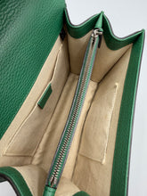Load image into Gallery viewer, Gucci Green Leather Medium Dionysus Bamboo Top Handle Bag