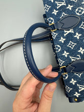 Load image into Gallery viewer, Louis Vuitton OntheGo MM Dark Denim Bleu tote