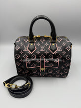 Load image into Gallery viewer, Louis Vuitton Speedy 25 Fall for You Banouliere black monogram with strap