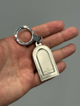 Load image into Gallery viewer, Louis Vuitton Luggage tag Silver key ring holder