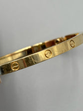 Load image into Gallery viewer, Cartier 18k yellow gold Small Love Bracelet - size 15