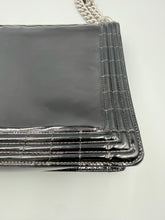 Load image into Gallery viewer, Chanel Black Patent Leather Large Boy bag