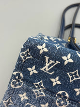 Load image into Gallery viewer, Louis Vuitton OntheGo MM Dark Denim Bleu tote