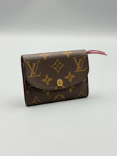 Load image into Gallery viewer, BUNDLE - Louis Vuitton discontinued card wallet with pink and Rosalie wallet with pink
